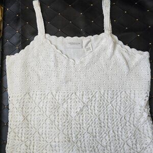 Liz Claiborne camisole crocheted tank top